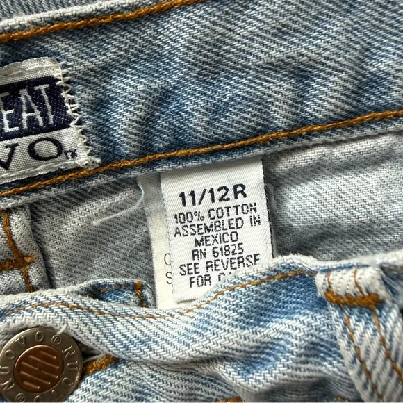 County Seat Light Wash Vintage 5 Pocket Mom Jeans 27x30" - Picture 5 of 5